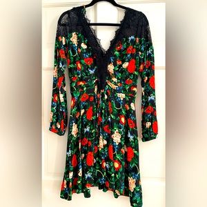 Anthropologie stunning floral dress